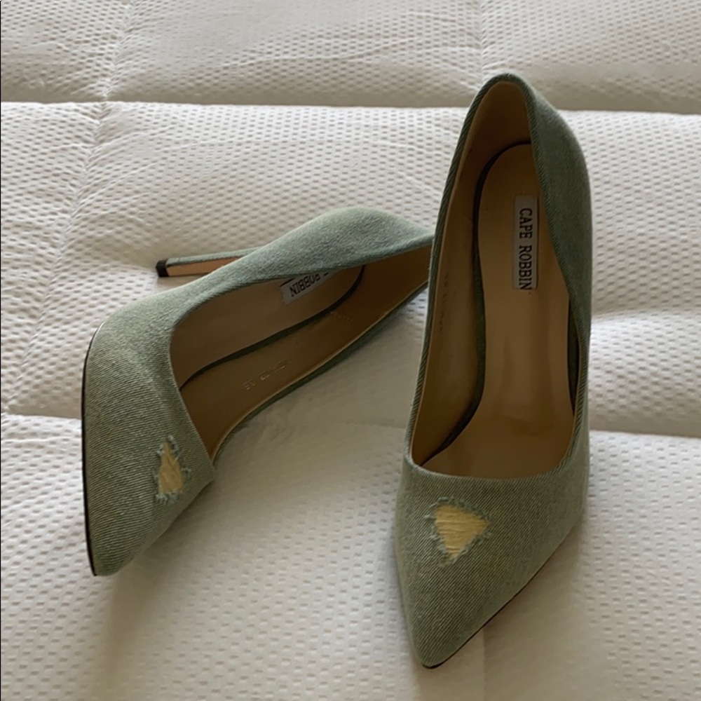 Denim Heels